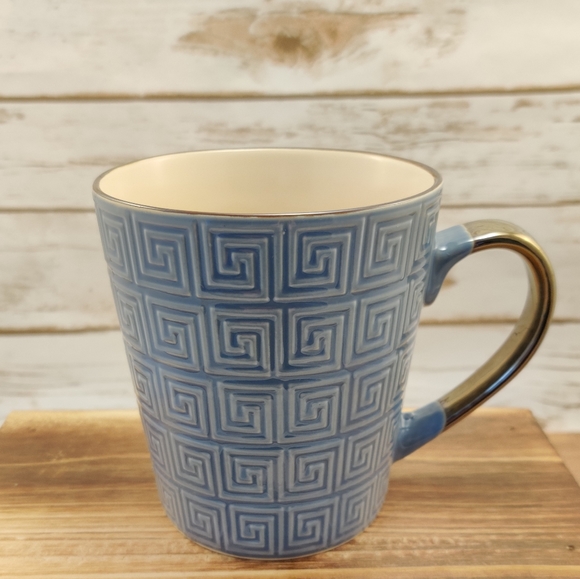 American Atelier Other - American Atelier Greek Key Pattern Mug